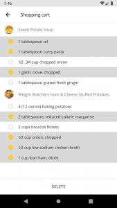 اسکرین شات برنامه Potato Recipes 5