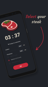 اسکرین شات 2 برنامه Steak Timer