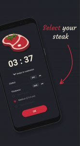 اسکرین شات برنامه Steak Timer 2