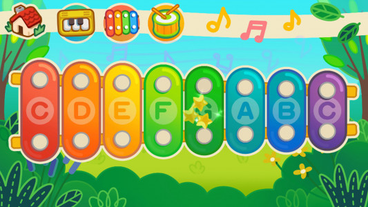 اسکرین شات بازی Baby Dino Piano:Kids Piano Fun 6