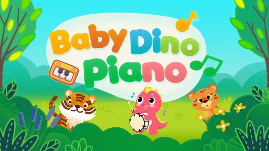 اسکرین شات 8 بازی Baby Dino Piano:Kids Piano Fun