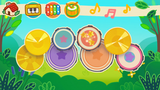 اسکرین شات بازی Baby Dino Piano:Kids Piano Fun 5