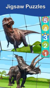اسکرین شات برنامه Dino World : 100 Dinosaurs 4