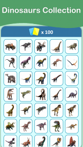 اسکرین شات برنامه Dino World : 100 Dinosaurs 1