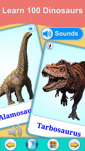 اسکرین شات برنامه Dino World : 100 Dinosaurs 2
