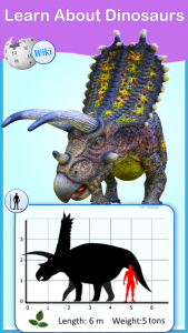 اسکرین شات برنامه Dino World : 100 Dinosaurs 3