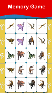 اسکرین شات برنامه Dinosaurs Cards Games 4