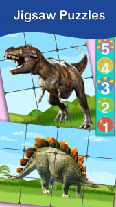 اسکرین شات برنامه Dinosaurs Cards - Dino Game 3