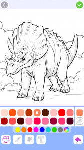 اسکرین شات 1 بازی Dino Coloring: Dinosaur games