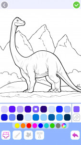 اسکرین شات بازی Dino Coloring: Dinosaur games 3