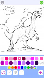 اسکرین شات بازی Dino Coloring: Dinosaur games 4