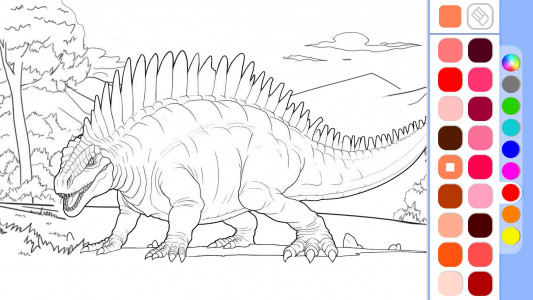 اسکرین شات 6 بازی Dino Coloring: Dinosaur games