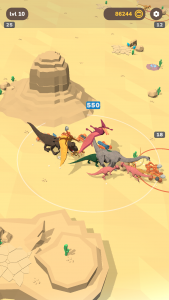 اسکرین شات بازی Dinosaur Merge Battle 2