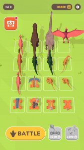 اسکرین شات بازی Dinosaur Merge Battle 1