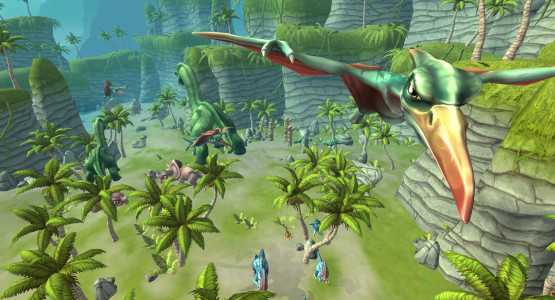 اسکرین شات 4 بازی VR Jurassic Dino Park World