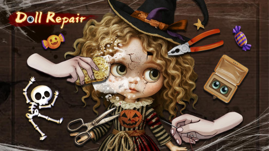 اسکرین شات 1 بازی Doll Repair - Paper Doll Maker