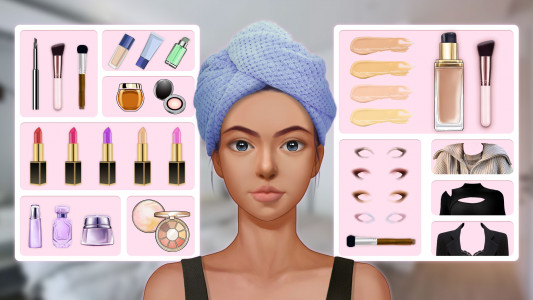 اسکرین شات بازی Makeup Stylist: Makeup Game 1