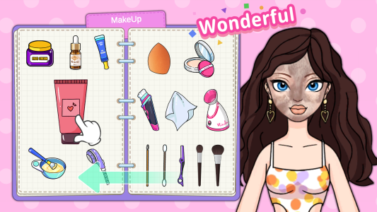 اسکرین شات 8 بازی Magic Paper Dolls Dress Up DIY