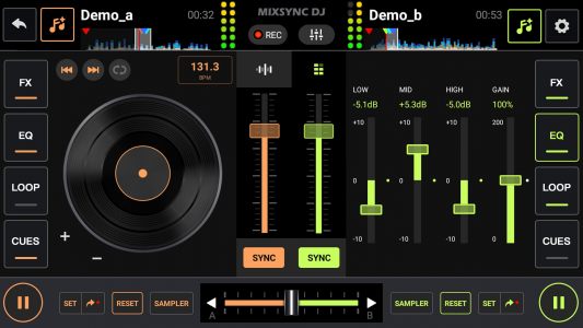 اسکرین شات 2 برنامه DJ Music mixer - DJ Studio