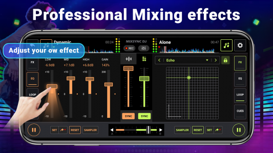 اسکرین شات برنامه DJ Music mixer - DJ Studio 3