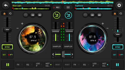 اسکرین شات 1 برنامه DJ Mixer - DJ Music Remix