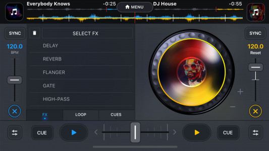 اسکرین شات برنامه Dj it! - Music Mixer 5
