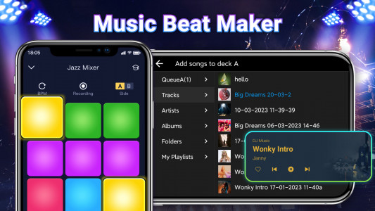 اسکرین شات برنامه DJ Mixer Studio - DJ Music Mix 4