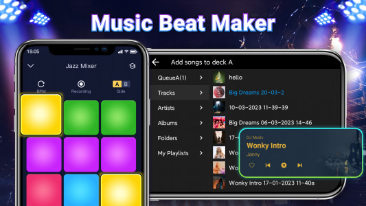 اسکرین شات 4 برنامه DJ Mixer Studio - DJ Music Mix