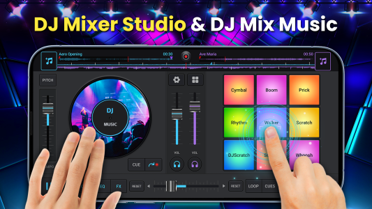 اسکرین شات 1 برنامه DJ Mix Studio - DJ Music Mixer