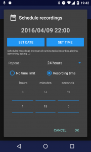 اسکرین شات برنامه RecForge II - Audio Recorder 4