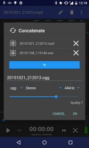 اسکرین شات 5 برنامه RecForge II - Audio Recorder