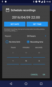 اسکرین شات 4 برنامه RecForge II - Audio Recorder
