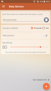 اسکرین شات برنامه Baby Monitor 4