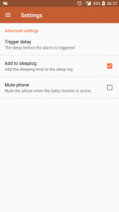 اسکرین شات برنامه Baby Monitor 8