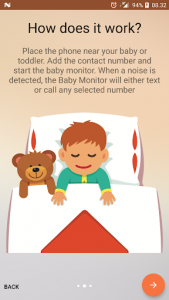 اسکرین شات برنامه Baby Monitor 2