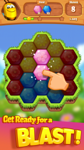 اسکرین شات 1 بازی Bee Brilliant Blast