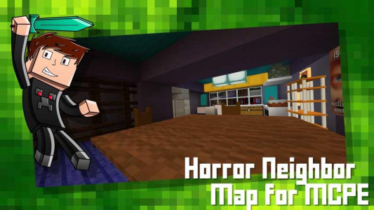 اسکرین شات 3 برنامه Horror Neighbor Map for MCPE