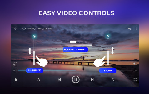 اسکرین شات 2 برنامه Video Player All Format