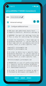 اسکرین شات 5 برنامه personalDNSfilter
