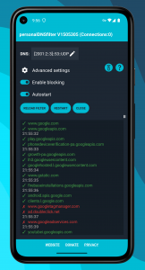اسکرین شات برنامه personalDNSfilter 2