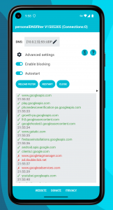 اسکرین شات برنامه personalDNSfilter 1