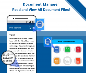 اسکرین شات برنامه All Document Reader and Viewer 1