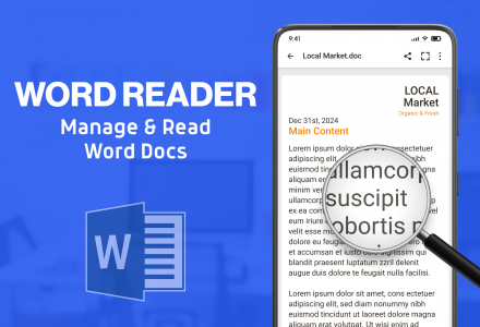 اسکرین شات 5 برنامه Document Reader & Viewer App