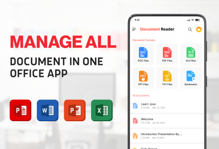 اسکرین شات 1 برنامه Document Reader & Viewer App