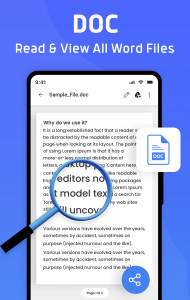 اسکرین شات 4 برنامه Document Reader PDF Word & XLS