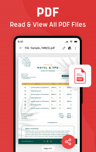اسکرین شات 3 برنامه Document Reader PDF Word & XLS
