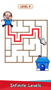 اسکرین شات 7 بازی Rush Home: Draw Puzzle Game