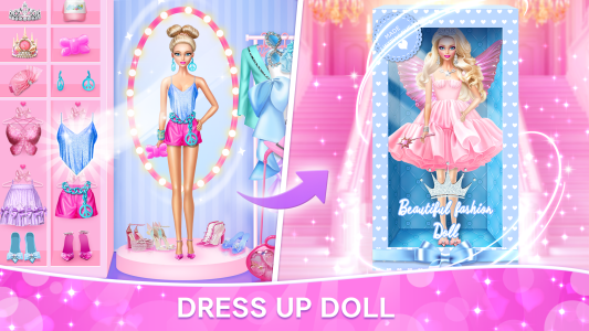 اسکرین شات 4 بازی Doll Dress Up Games For Girls