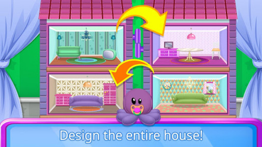 اسکرین شات بازی Doll House Games: Design and Decoration 2