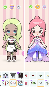 اسکرین شات بازی Doll Makeup: Dress up for kids 5